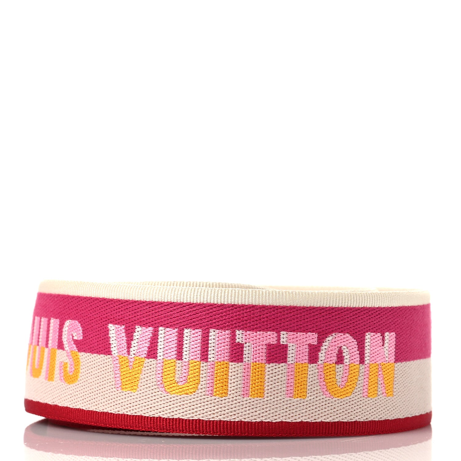 Louis Vuitton Jacquard Speedy Bandouliere 20 Shoulder Strap Fuchsia 2 of 3