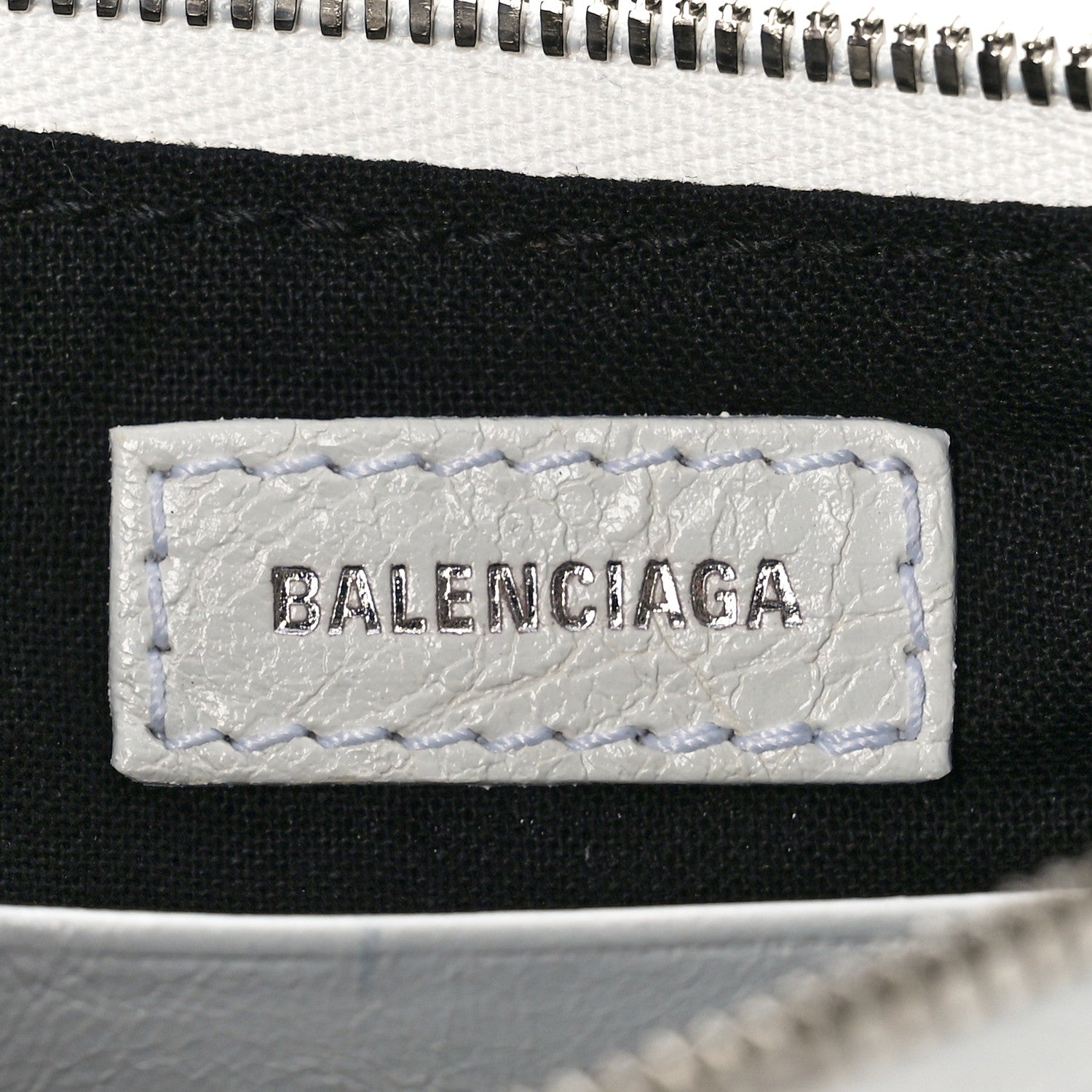 Balenciaga Agneau Arena Le Cagole Mini Purse With Chain Optic White 5 of 7