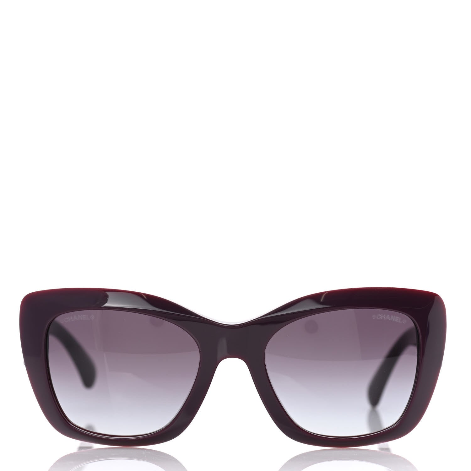 Chanel Acetate Square Sunglasses 71395 Purple 2 of 8