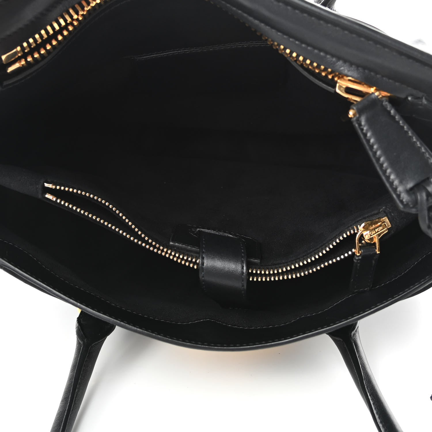 Tom Ford Smooth Calfskin Medium Icon Bag Black 5 of 8