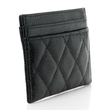 Chanel Caviar Quilted Card Holder Black 3 of 11