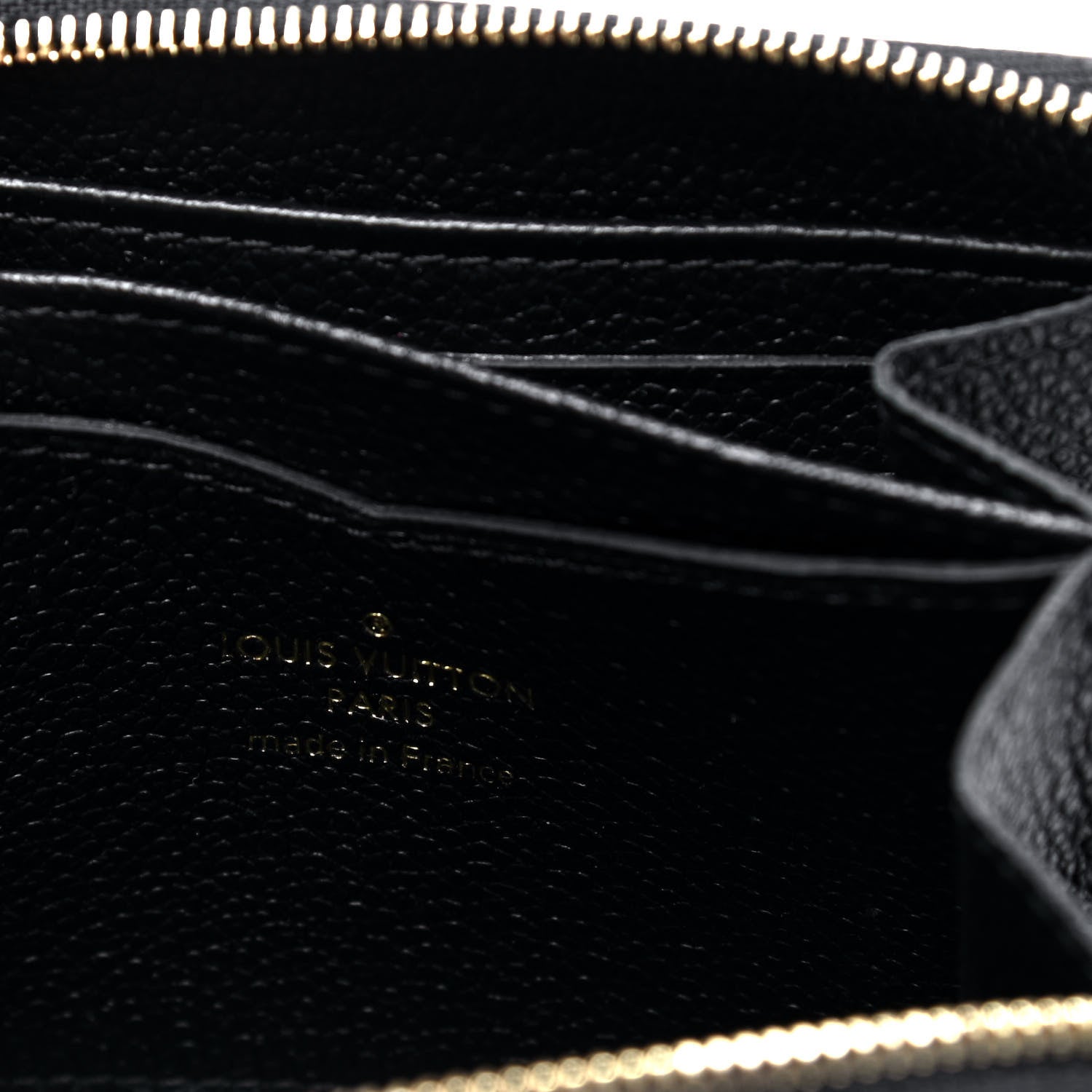 Louis Vuitton Empreinte Zippy Coin Purse Black 4 of 4