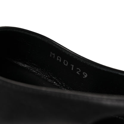 Louis Vuitton Calfskin Urban Twist Slingback Pumps 36 Black 8 of 9