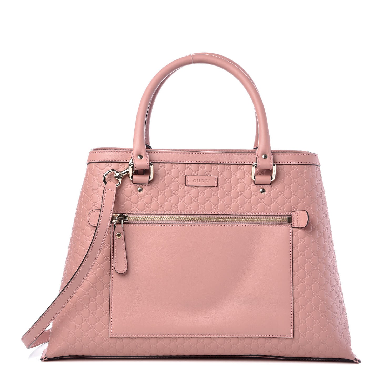 Soft Microguccissima Medium Tote Soft Pink