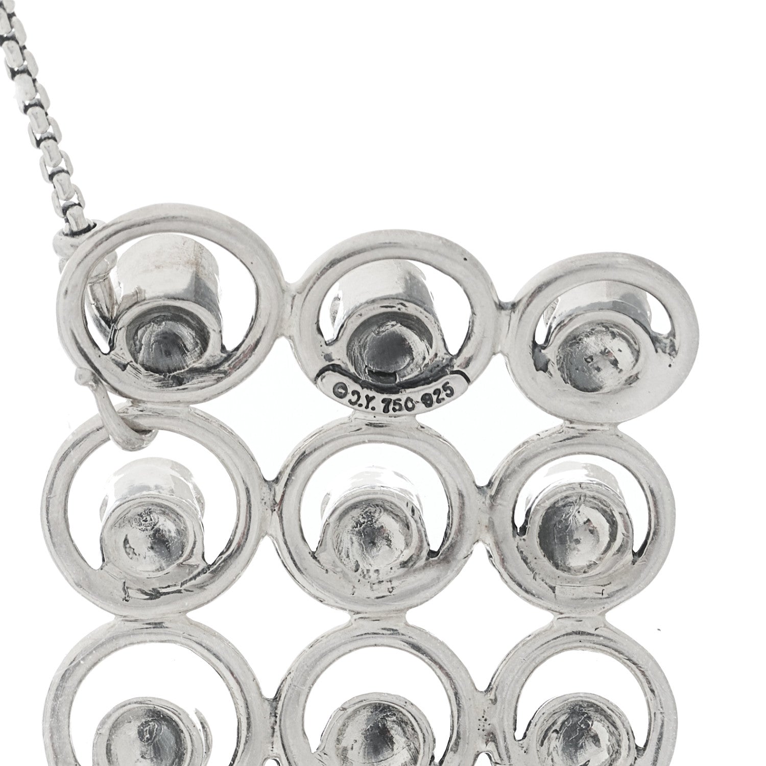 David Yurman Sterling Silver 18K Yellow Gold Atlas Chain Mail Necklace 6 of 6