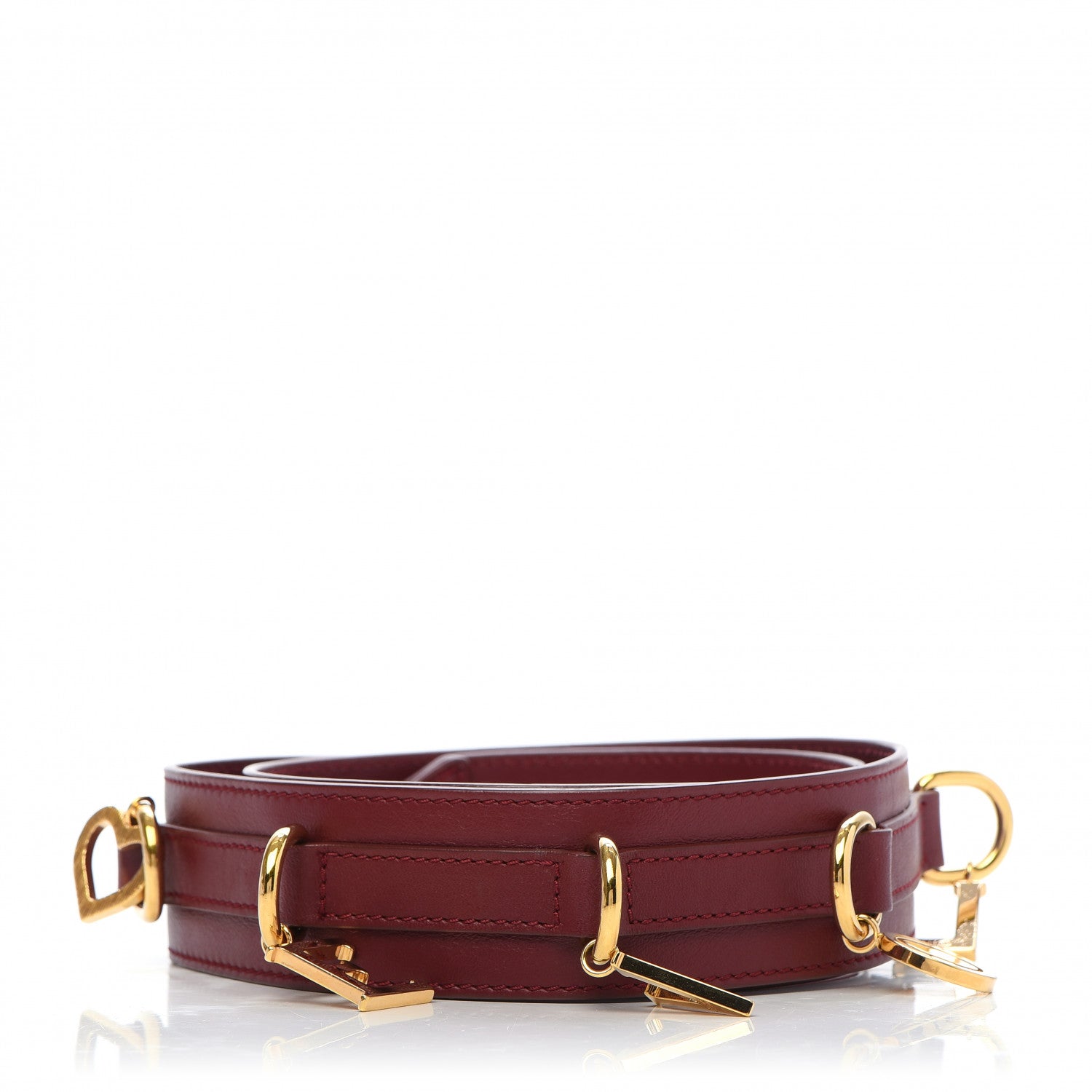 Chloe Calfskin Strap Burgundy 2 of 5