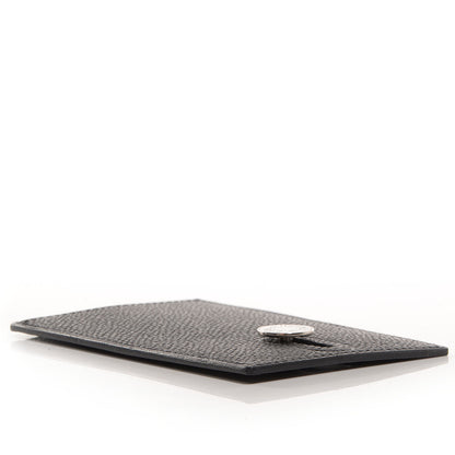 Hermes Epsom Diabolo Card Holder Case Black 4 of 7