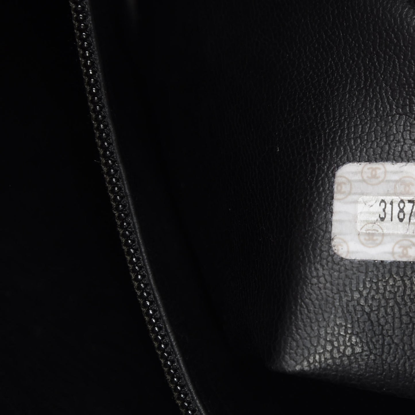 Lambskin CC Shoulder Bag Black