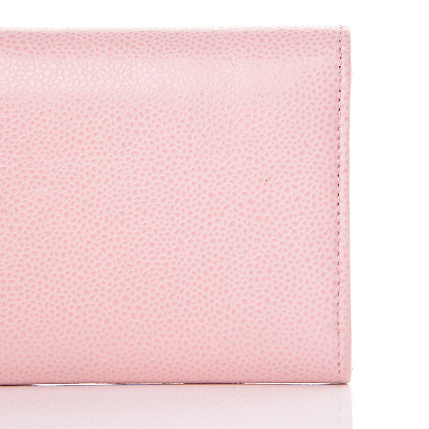 Caviar Timeless CC Large Gusset Flap Wallet Rose Pale