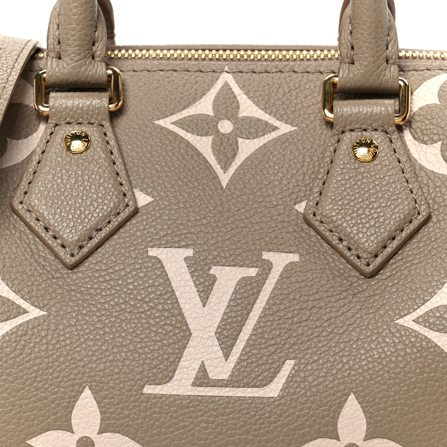 Empreinte Monogram Giant Speedy Bandouliere 20 Creme Beige