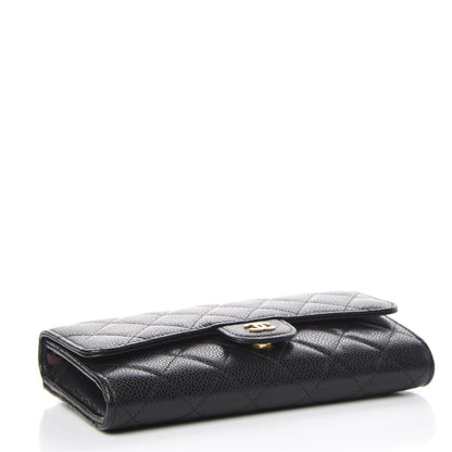 Chanel Caviar Quilted Wallet on Removable Chain Black 5 of 12
