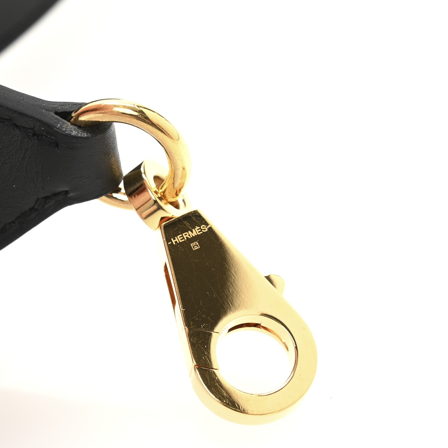 Hermes Swift Epsom Pocket Kelly Shoulder Strap Black 7 of 9