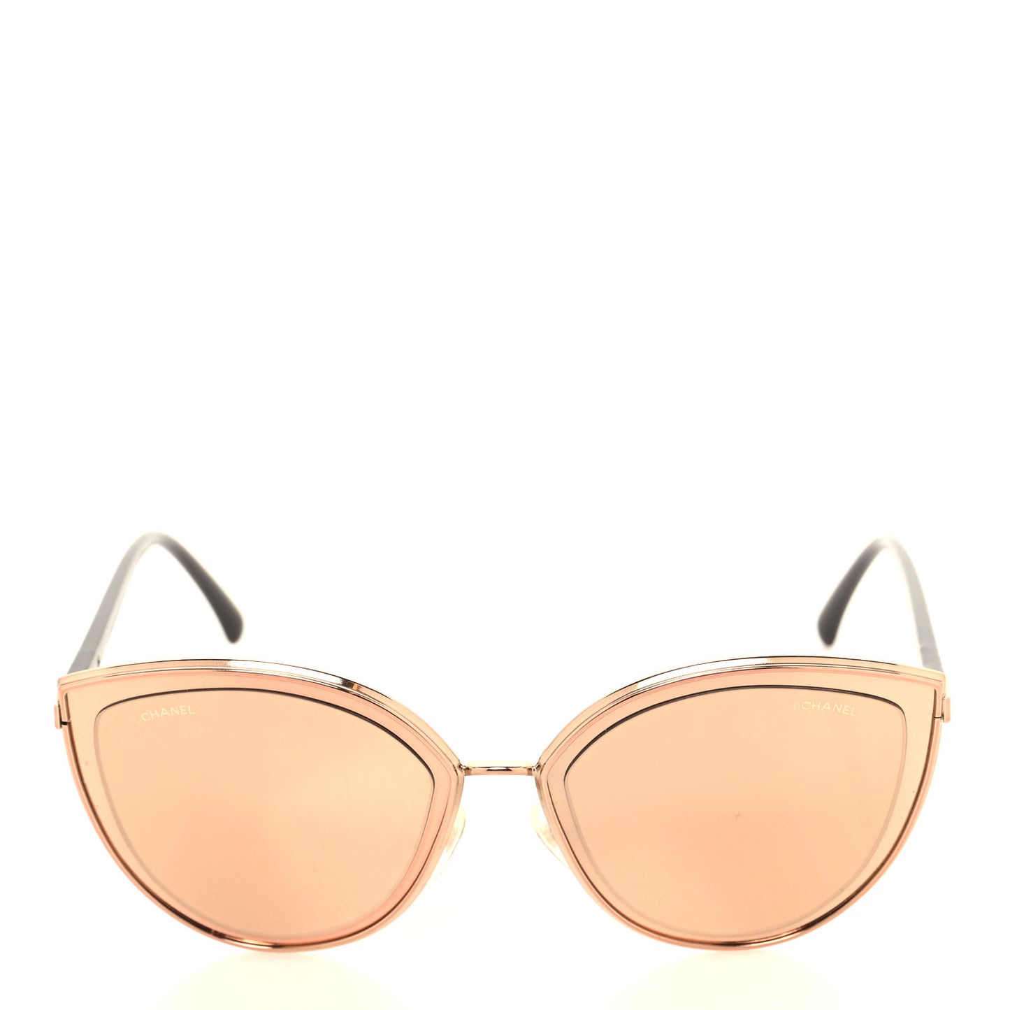 Metal Cat Eye Sunglasses 4222 Light Pink