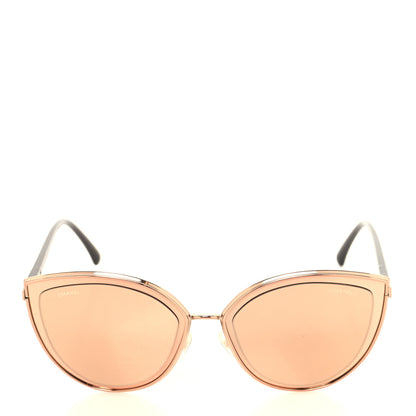 Chanel Metal Cat Eye Sunglasses 4222 Light Pink 2 of 8