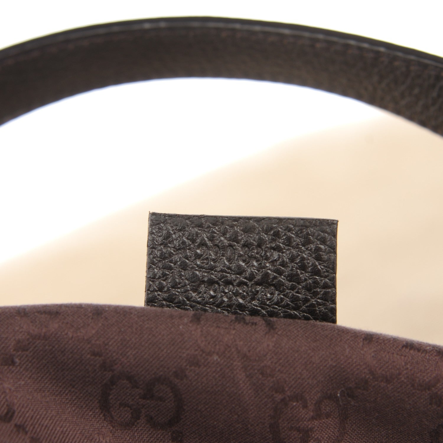 Gucci Canvas Britt Tote Dark Brown 7 of 7