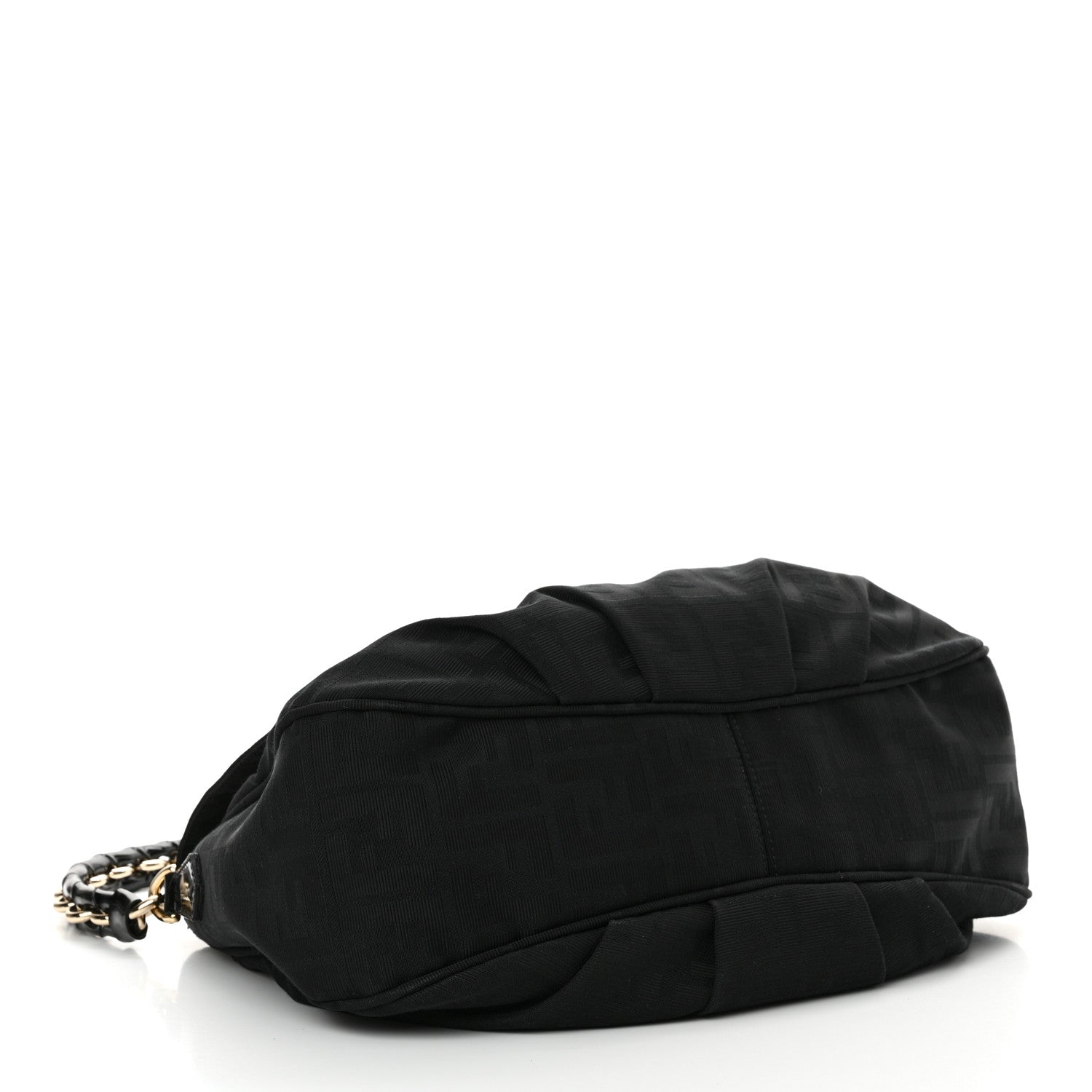 Fendi Zucca Enamel Mia Shoulder Flap Black 4 of 12