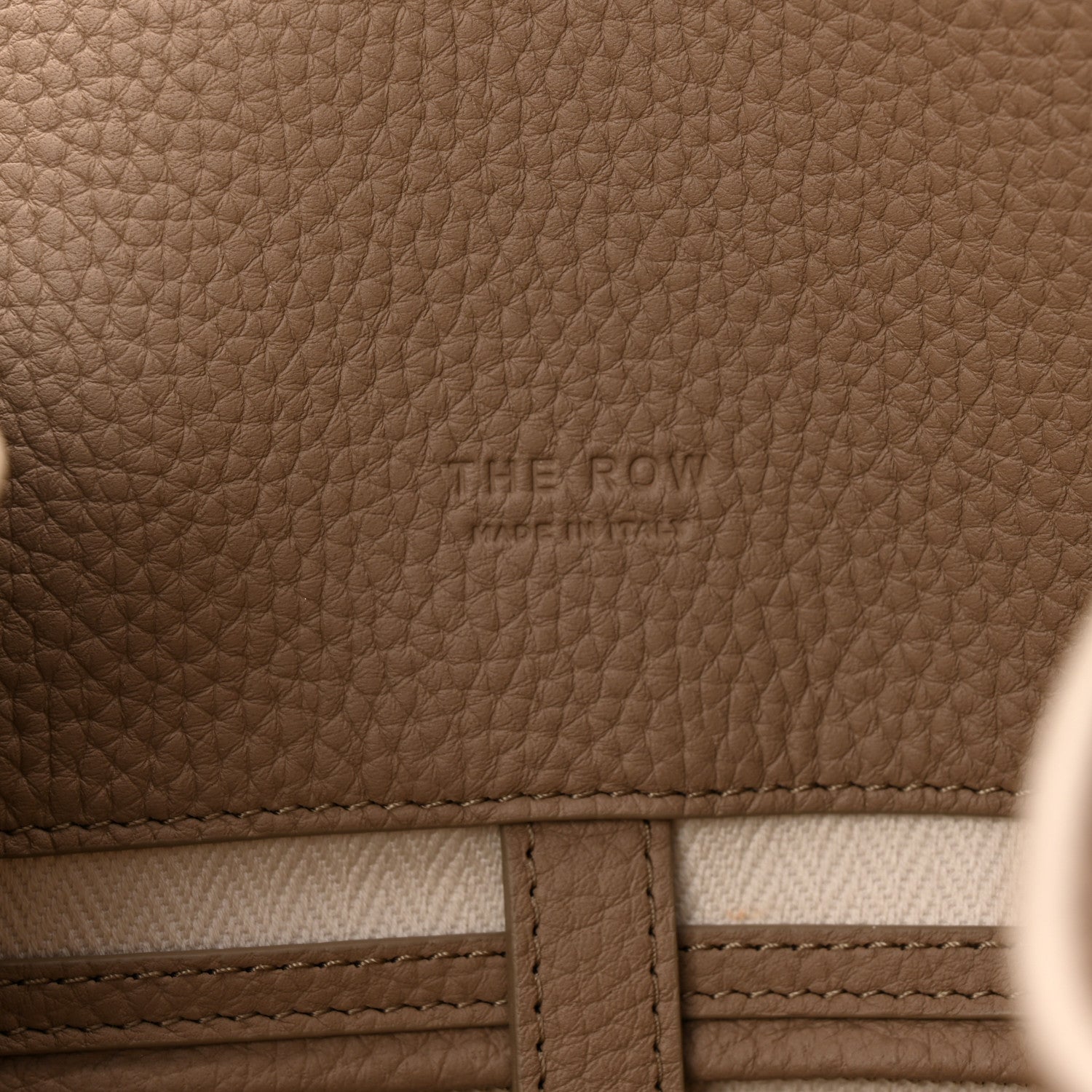 The Row Matte Grained Calfskin Soft Margaux Dark Taupe 6 of 9