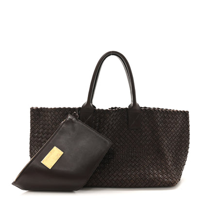 Bottega Veneta Nappa Intrecciato Medium Cabat Ebano 3 of 10