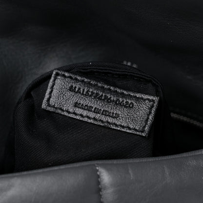 Saint Laurent Lambskin Quilted Small Loulou Puffer Monogram Chain Satchel Storm 7 of 11