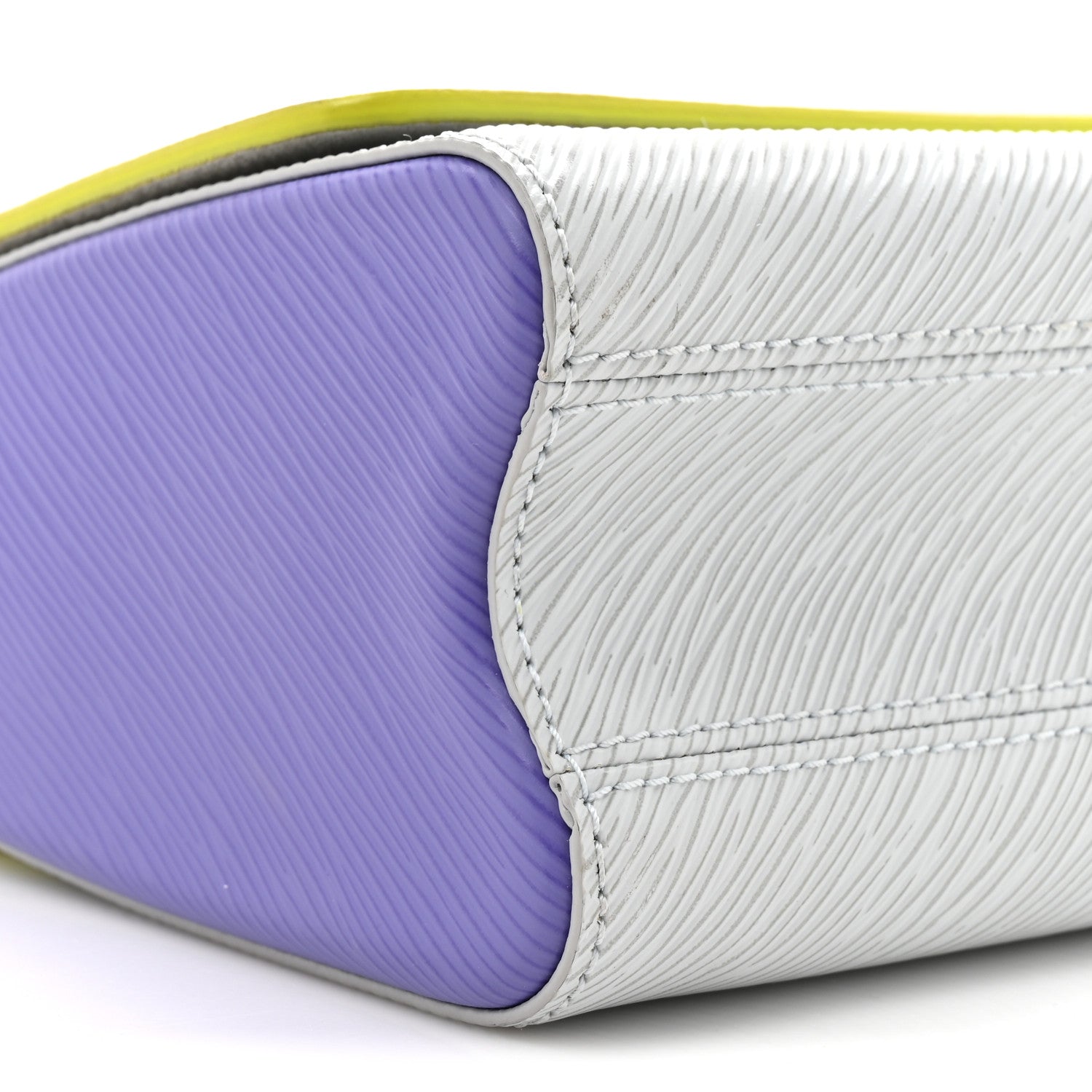 Louis Vuitton Epi Twist Shoulder Bag MM Purple Yellow Grey 10 of 11