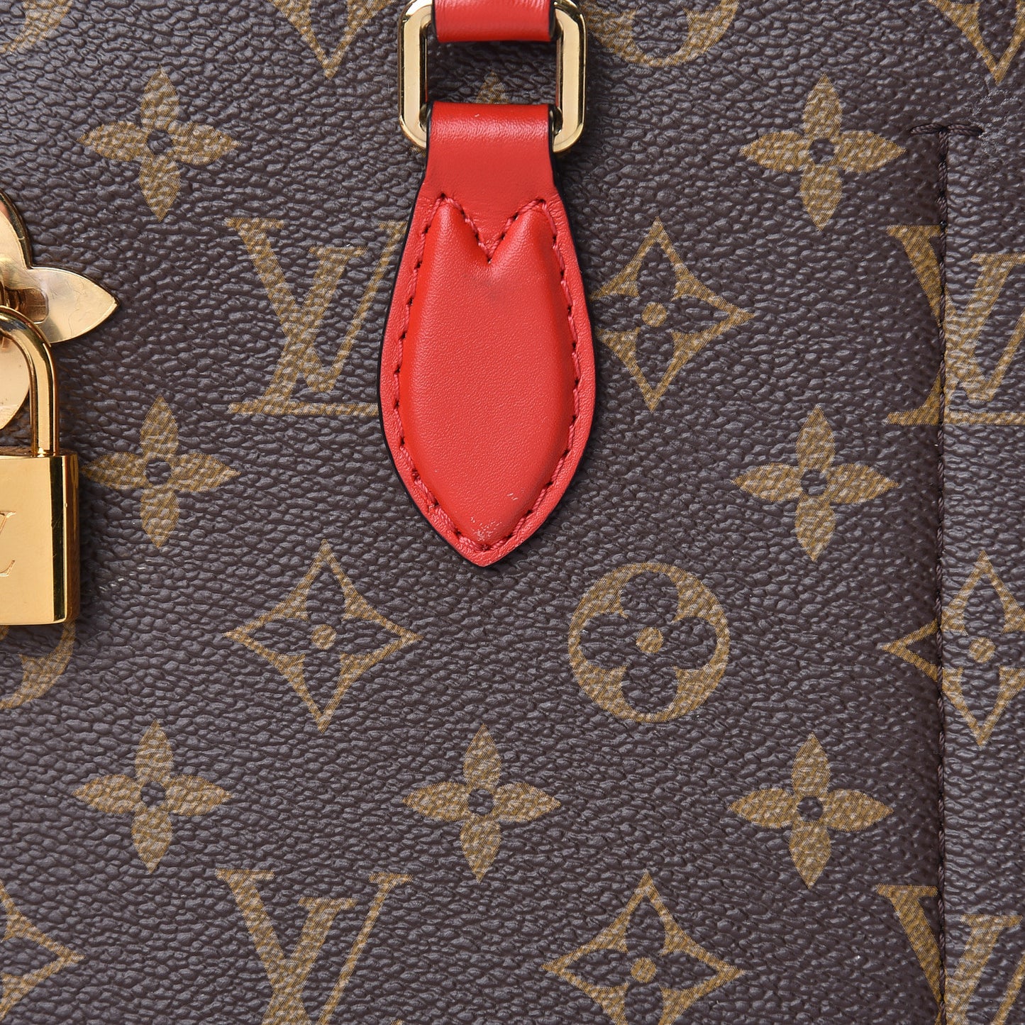 Monogram Flower Tote Coquelicot