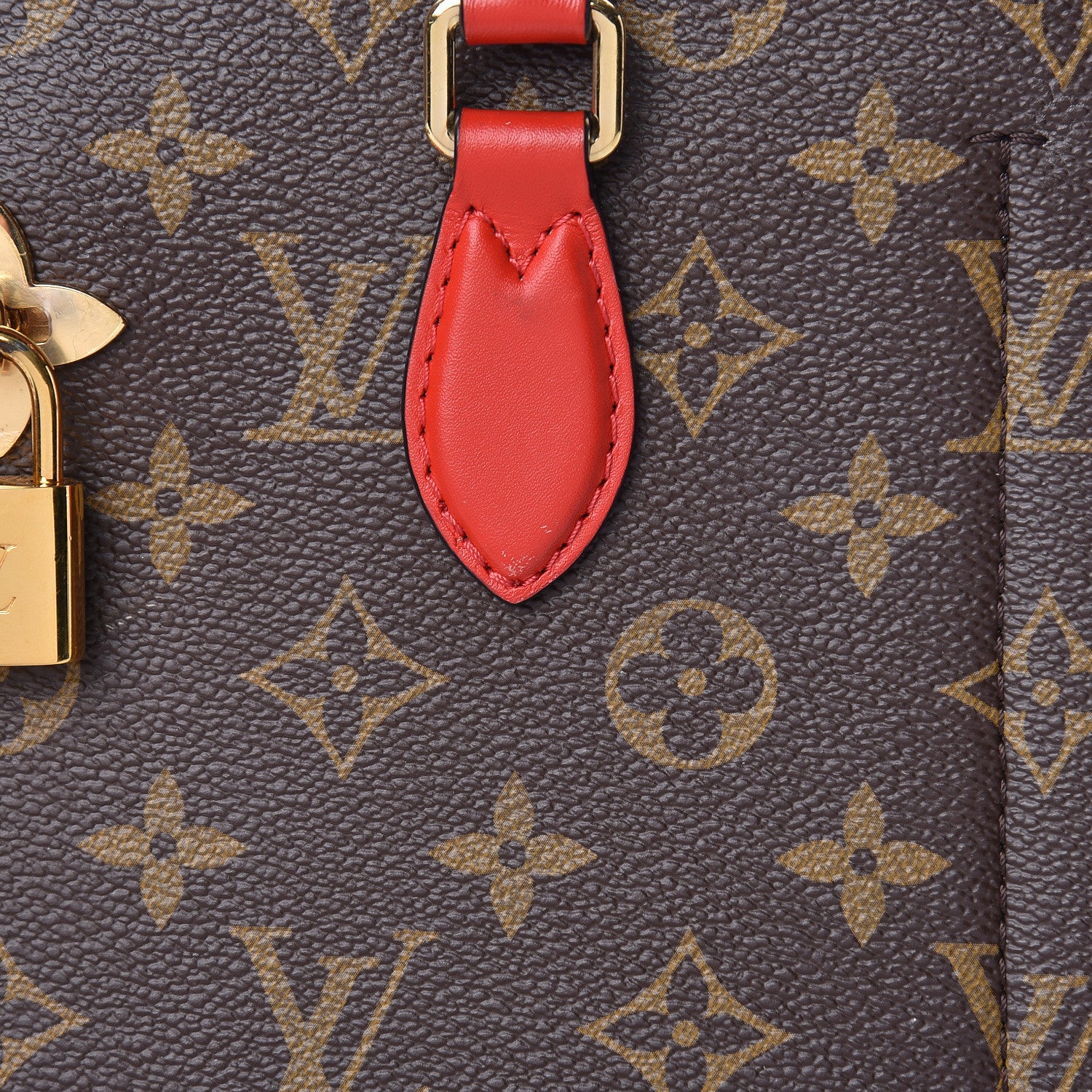 Louis Vuitton Monogram Flower Tote Coquelicot 11 of 19