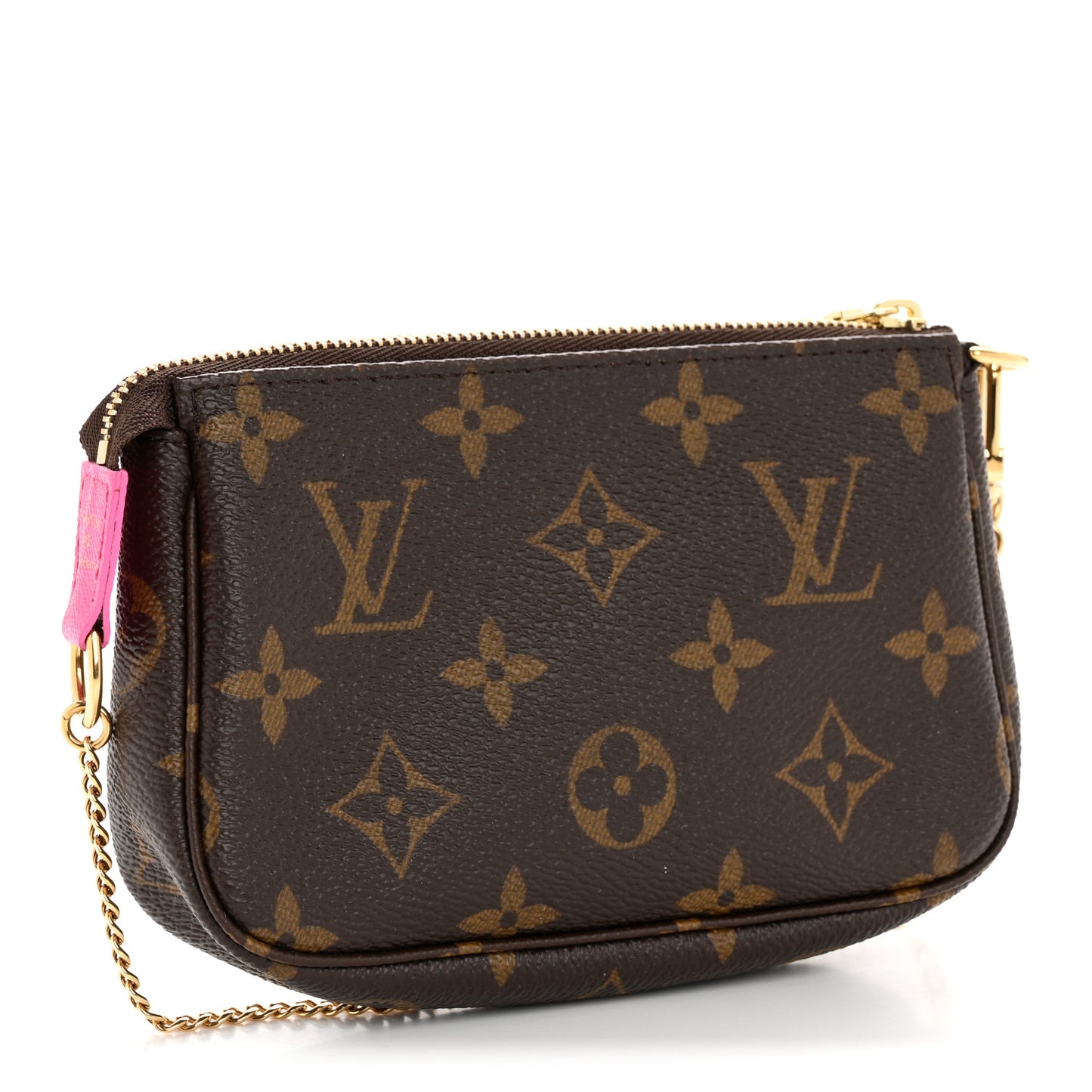 Monogram 2022 Christmas Animation Seoul Mini Pochette Accessories Fuchsia