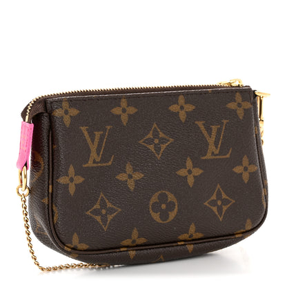 Louis Vuitton Monogram 2022 Christmas Animation Seoul Mini Pochette Accessories Fuchsia 3 of 9