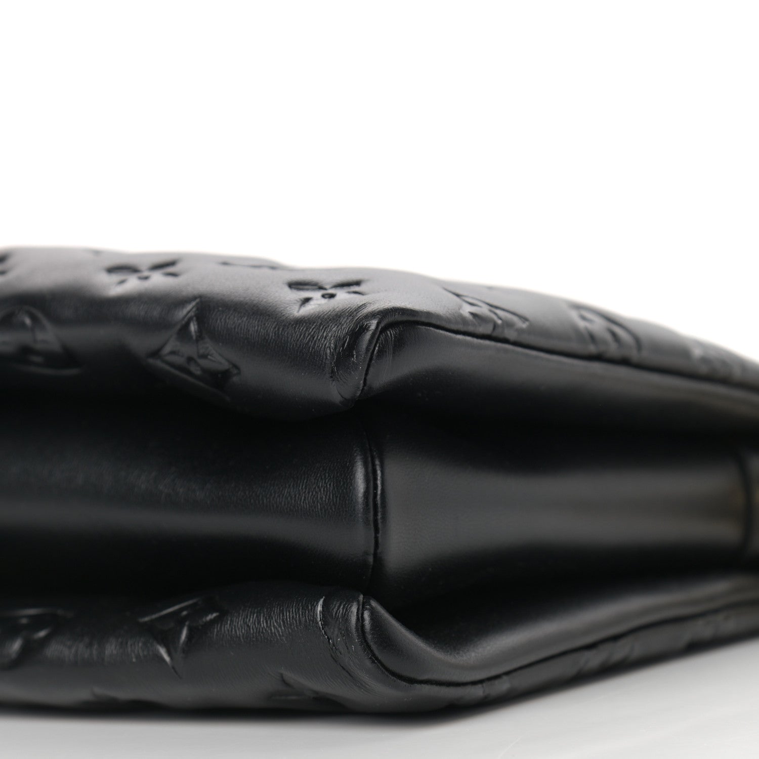 Louis Vuitton Lambskin Embossed Monogram Coussin PM Black 8 of 8
