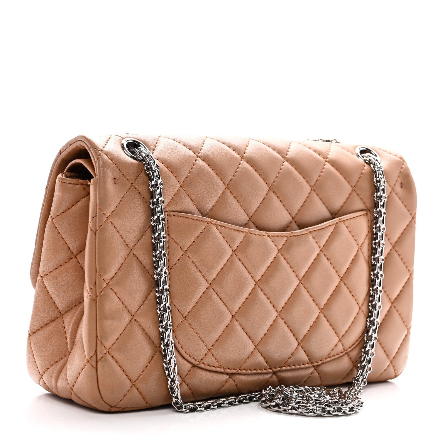 Chanel Lambskin Quilted 2.55 Reissue 226 Flap Beige 3 of 10