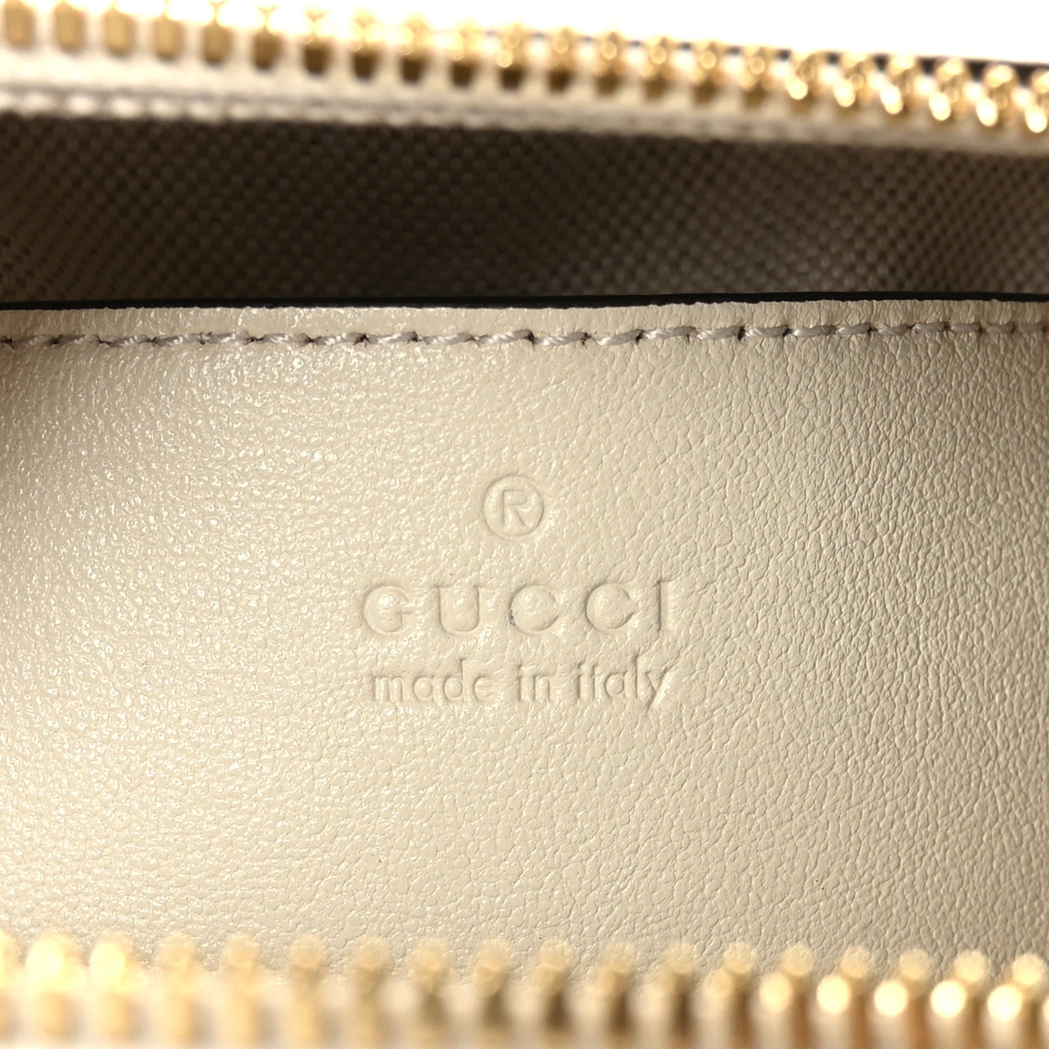 Gucci Sakai Be Green Calfskin Diagonal Stitched Blondie Top Handle Bag Mystic White 7 of 10