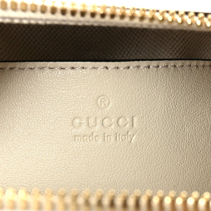 Gucci Sakai Be Green Calfskin Diagonal Stitched Blondie Top Handle Bag Mystic White 7 of 10