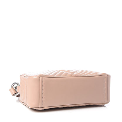 Prada Soft Calfskin Chevron Diagramme Crossbody Bag Cipria 4 of 10