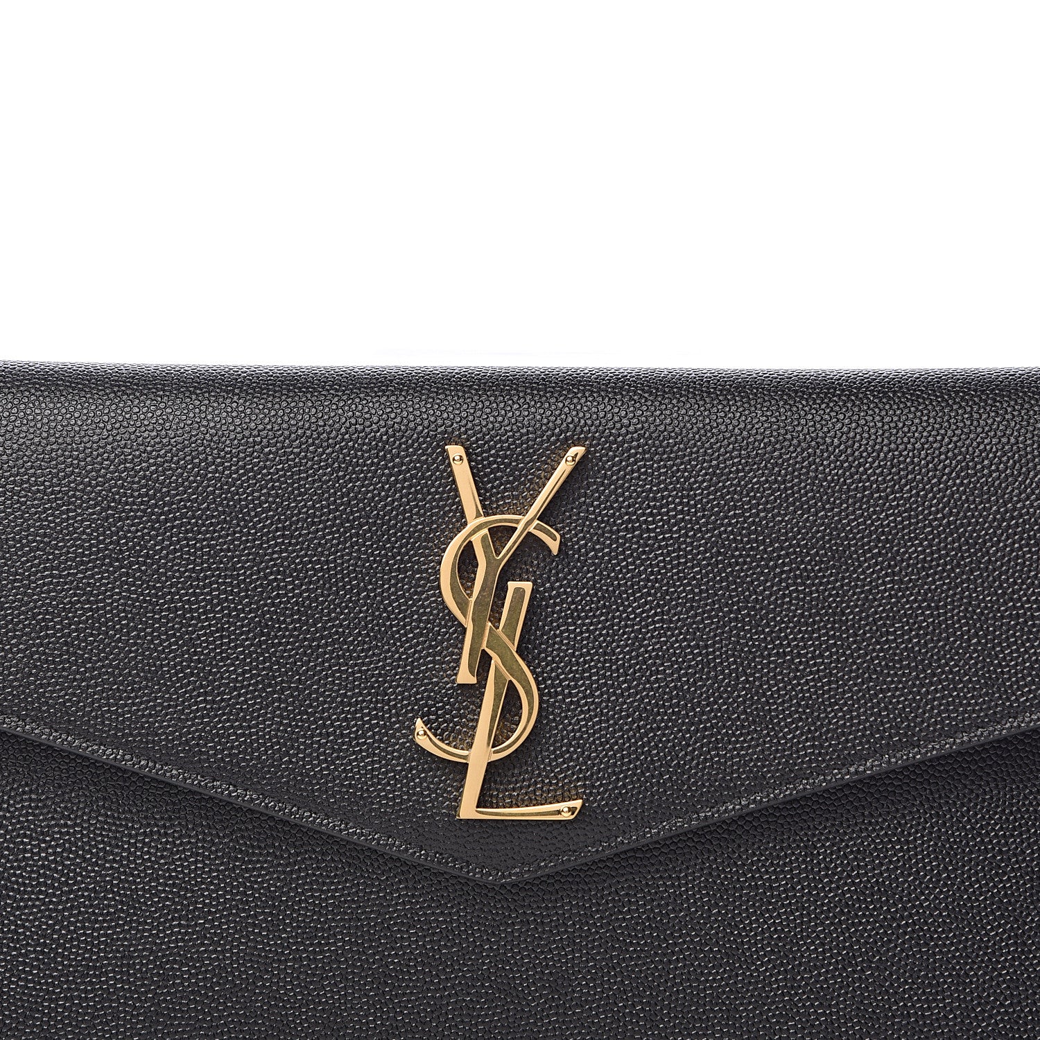 Saint Laurent Grain De Poudre Uptown Pouch Black 7 of 8