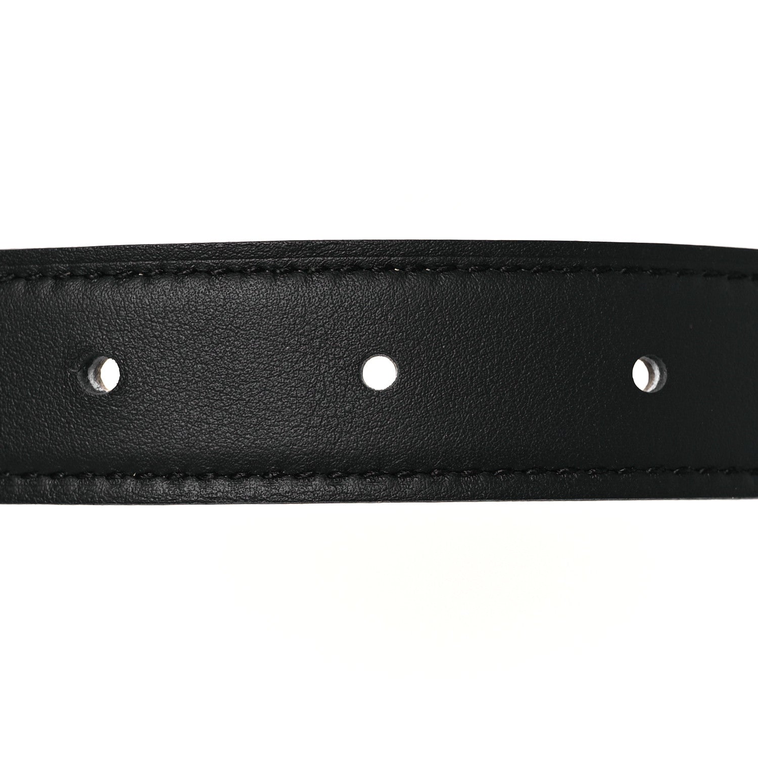 Hermes Swift Epsom 24mm Rivage Belt 85 Black Etoupe 3 of 6
