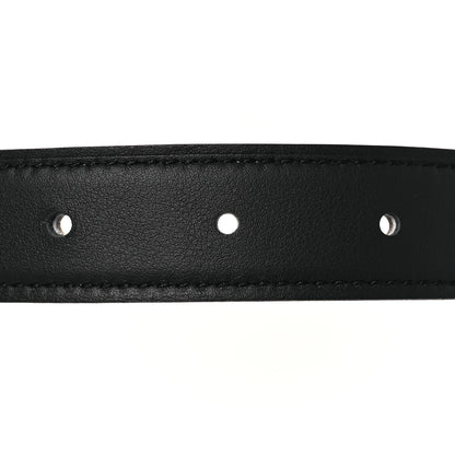Hermes Swift Epsom 24mm Rivage Belt 85 Black Etoupe 3 of 6