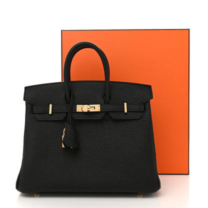 Hermes Togo Birkin 25 Black 10 of 10