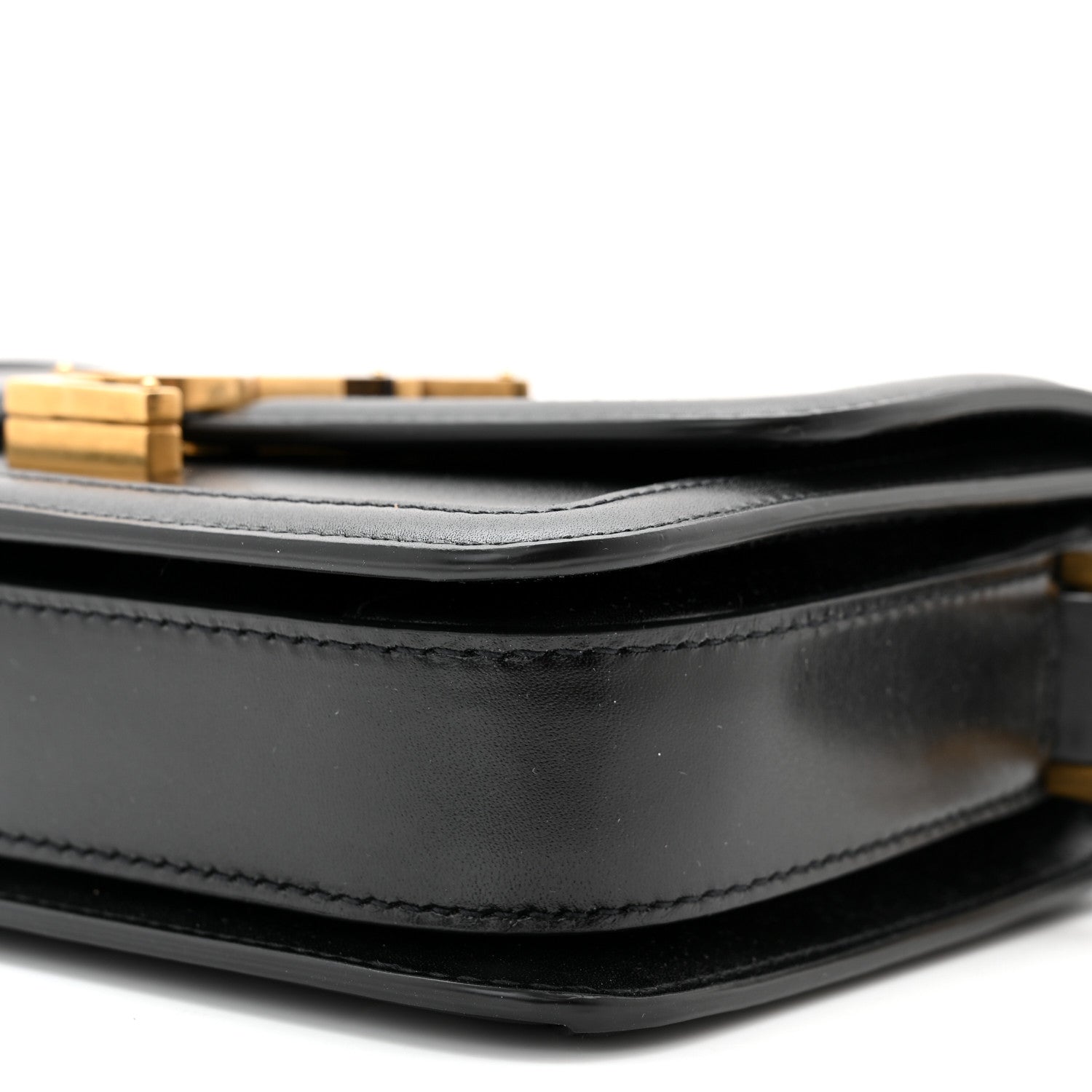 Saint Laurent Smooth Calfskin Small Solferino Satchel Black 9 of 9