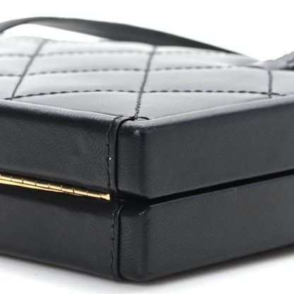 Chanel Lambskin Quilted CC Handle Bag Black 11 of 11