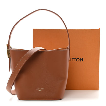 Louis Vuitton Grained Calfskin Low Key All In BB Prussian Blue Cognac 10 of 10