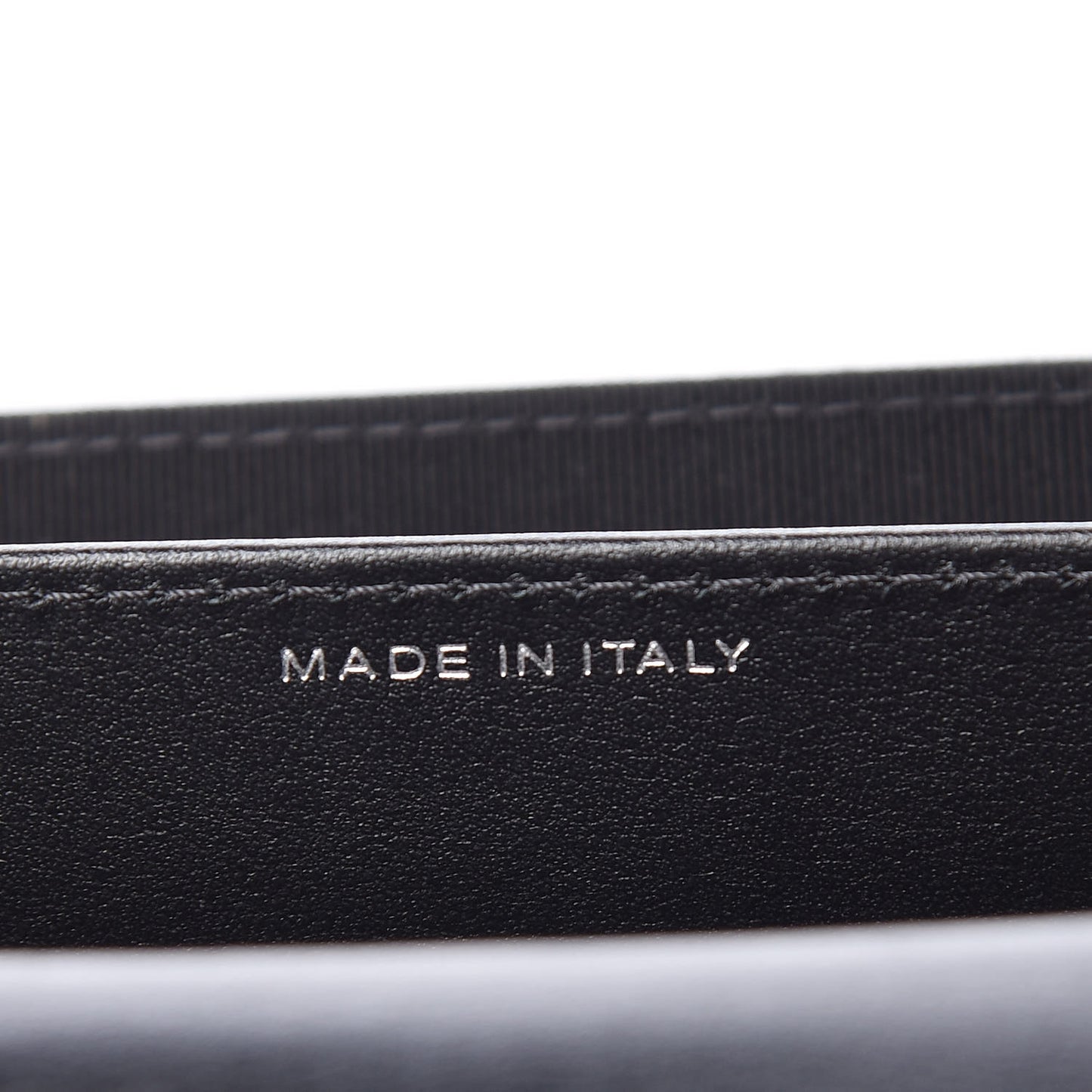 Aged Calfskin Quilted Reissue Flap Card Holder Wallet So Black
