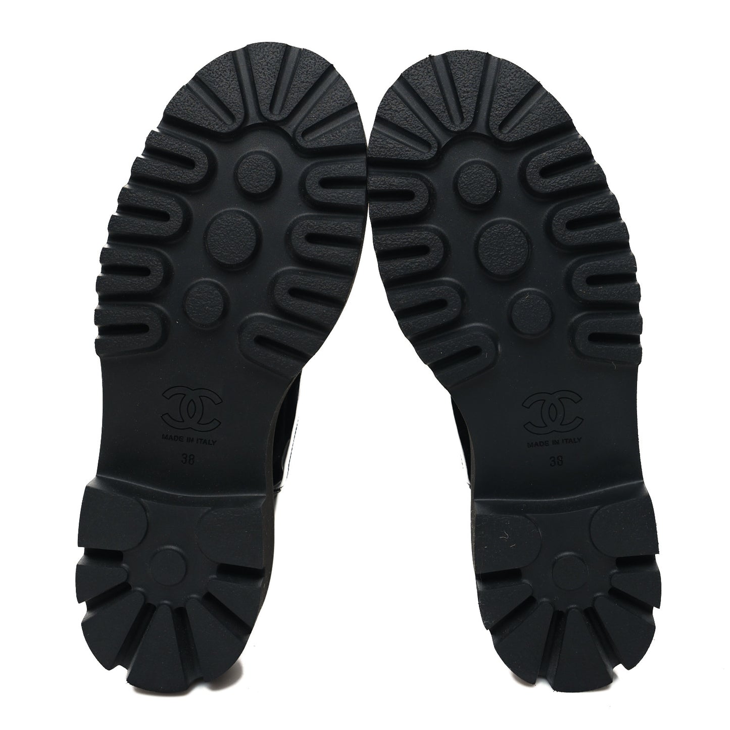 Patent Cap Toe Short Boots 38 Black