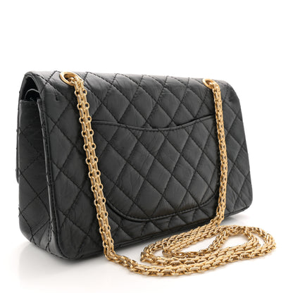 Chanel Aged Calfskin Quilted Casino 2.55 Reissue 225 Flap Black 2 of 11
