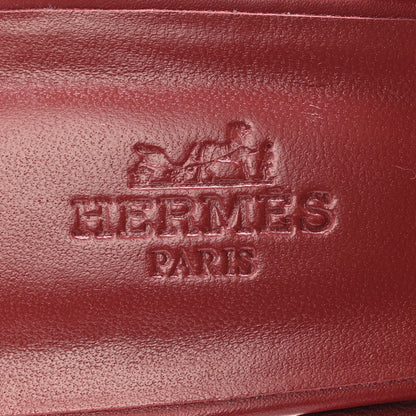 Hermes Calfskin Amica Sandals 38 Rouge Grenat Orange Solaire 8 of 9