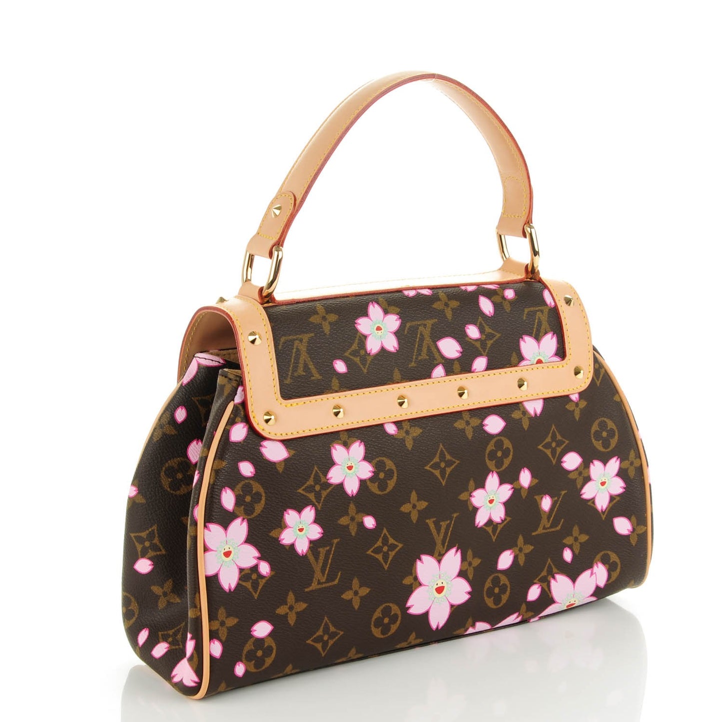 Monogram Cherry Blossom Sac Retro Bag Brown