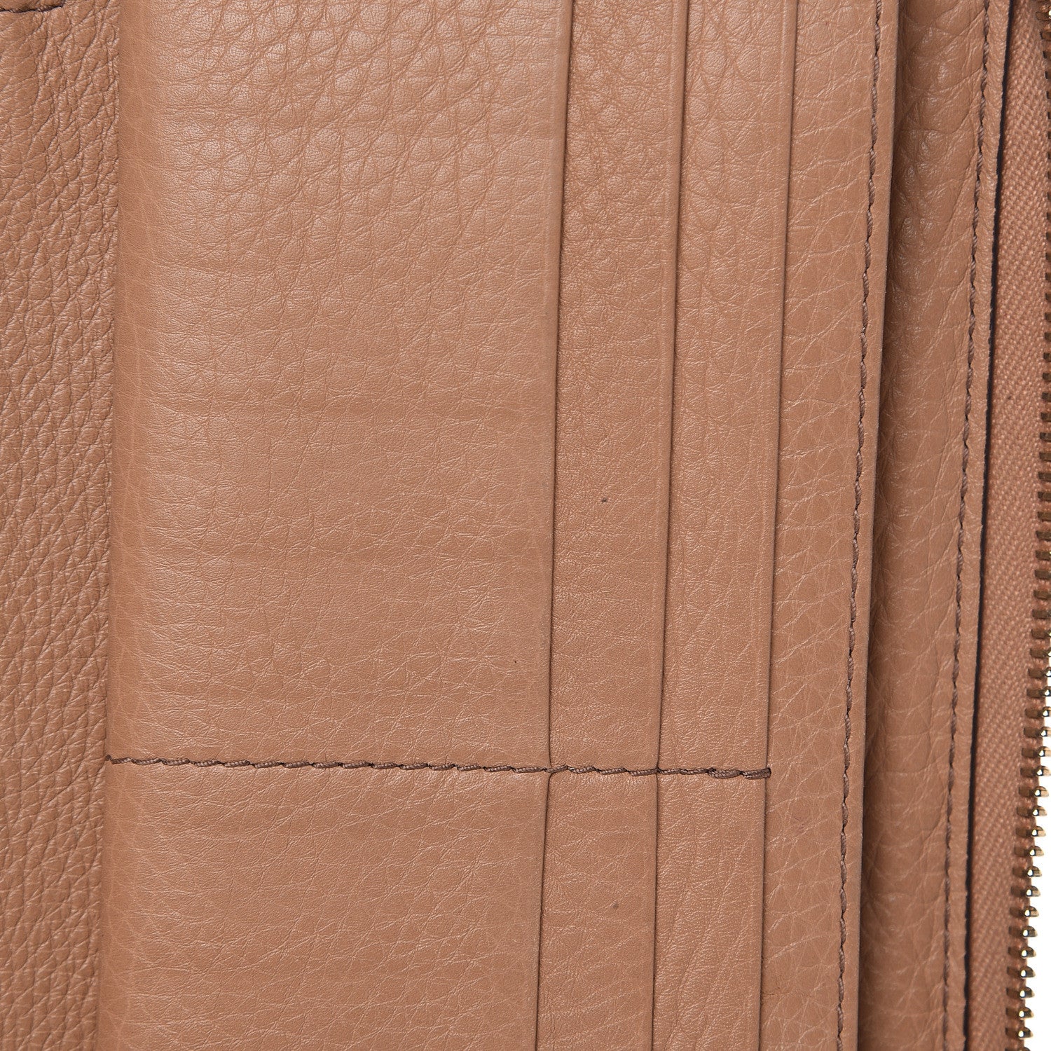 Gucci Calfskin Soho Zip Around Wallet Camelia 13 of 14