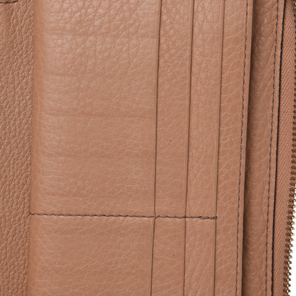 Gucci Calfskin Soho Zip Around Wallet Camelia 13 of 14