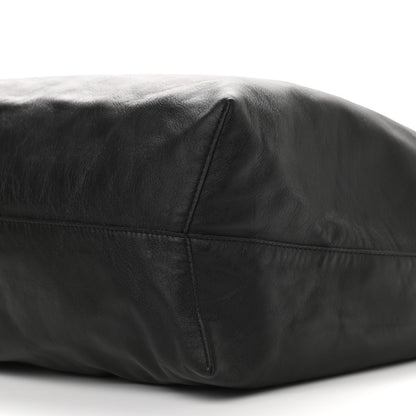 Mansur Gavriel Lambskin Oversized Tote Black 10 of 10