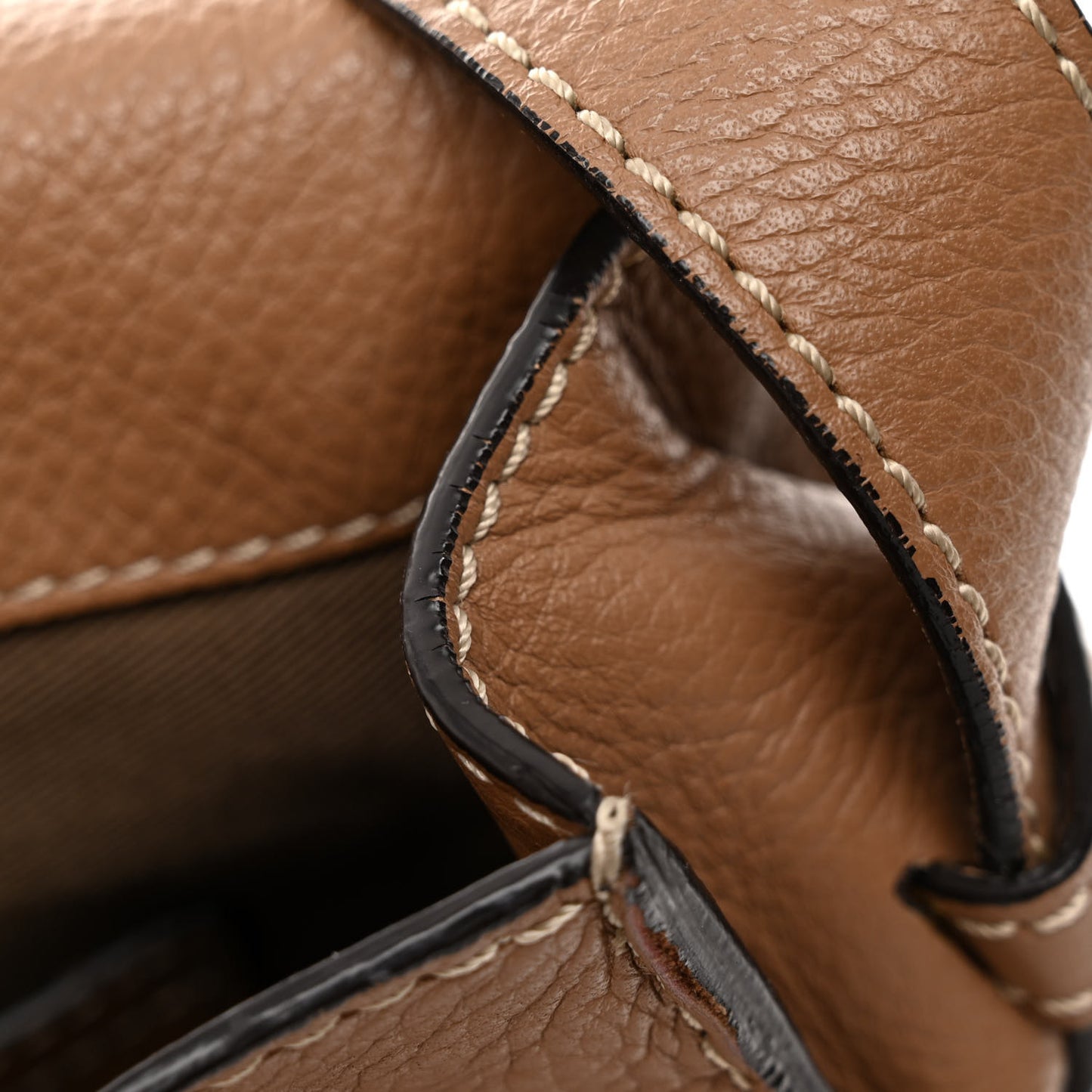 Calfskin Medium Marcie Round Crossbody Bag Nut