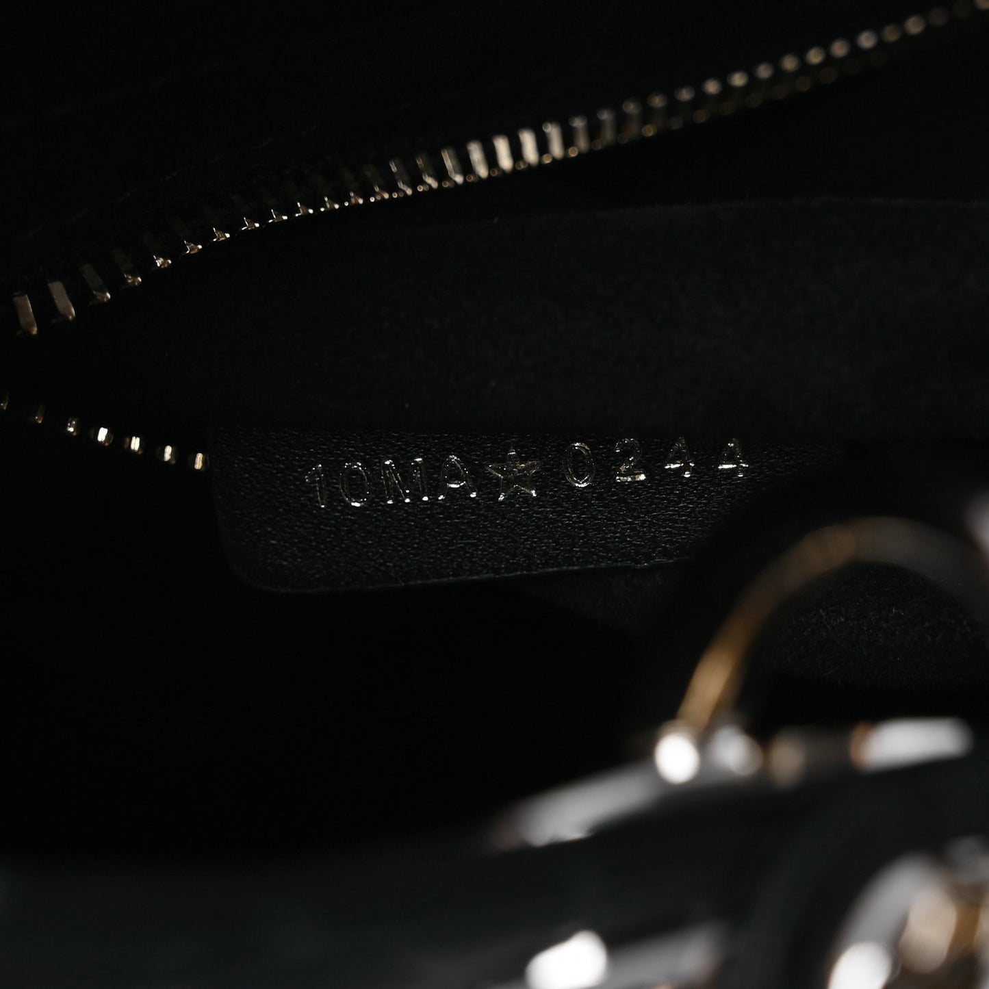 Lambskin Cannage Small My ABCDior Lady Dior Black